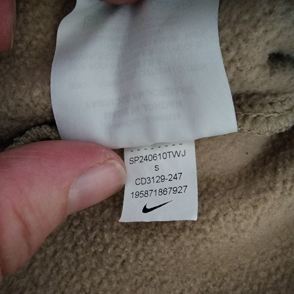 Nike Cargo Sweats Pants Sweatpants Jogger Sportswear Club CD3129-257 Mens Small - Picture 7 of 9